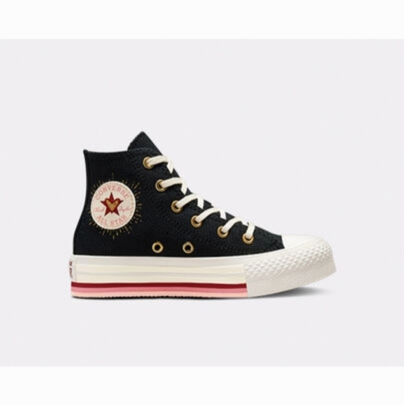 🔥 Last Call Converse Chuck Taylor All-Star Lift 'Valentines' Shoes For Girls - Picture 6 of 10